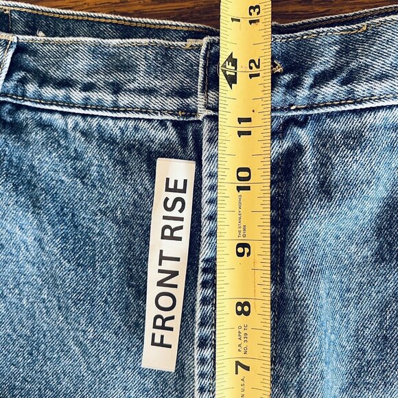 Bugle Boy 705 Mens Denim Jeans Size 42x32 Tapered Leg Mid Rise Blue Cotton Denim - Picture 10 of 11